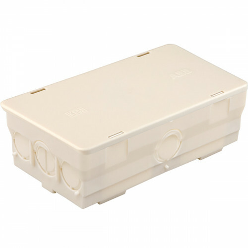 ABB - Boîte de Jonction - Boîte de Câble - Boîte Hafobox - Rectangle - en Saillie - Incl. Couvercle - 125x70x45mm - Blanc