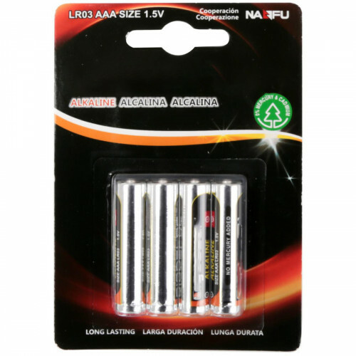Batterie - Aigi Sio - AAA/LR03 - 1.5V - Piles Alcalines - 4 Pièces
