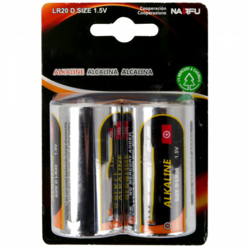 Batterie - Aigi Xixu - LR20/D - 1.5V - Piles Alcalines - 2 Pièces
