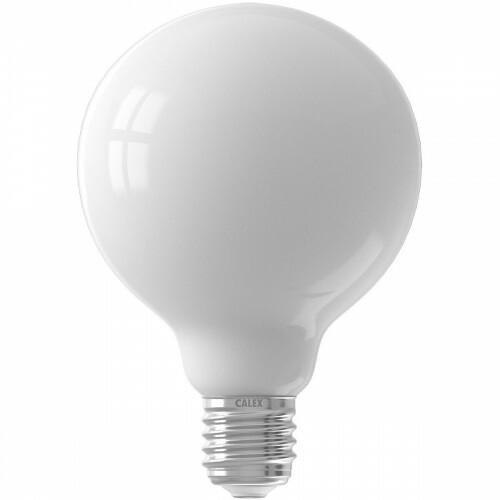 CALEX - Lampe LED - Globe - Filament G95 - Douille E27 - Dimmable - 6W - Blanc Chaud 2700K - Mat Blanc