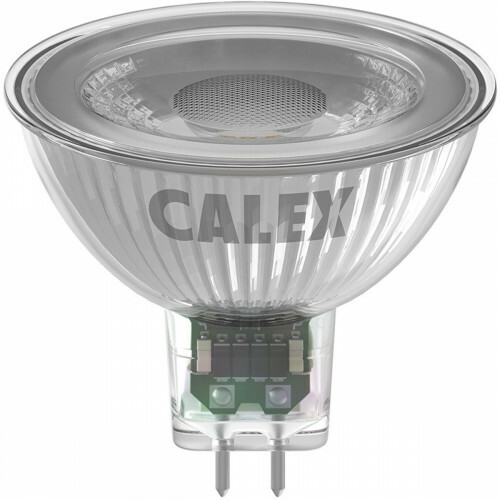 CALEX - Spot LED - Lampe Réflecteur - Douille GU5.3 MR16 - 6W - Blanc Chaud 2700K - Blanc