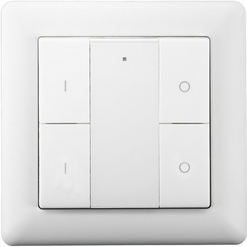 EcoDim - Interrupteur Sans Fil - WiFi Intelligent - ED-10012 - ZigBee - 2-voie Interrupteur - Blanc