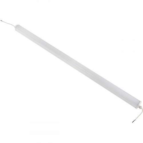 Réglette LED - Aigi Haras - 50W - Étanche IP65 - Blanc Froid 6500K - Mat Blanc - Plastique - 150cm