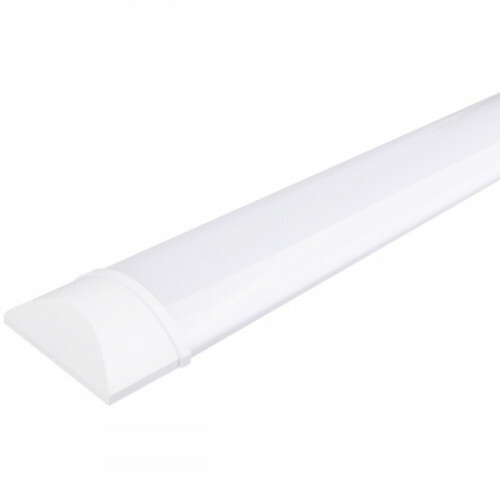 Luminaire LED - LED Réglette - Aigi Tynom - 20W - Blanc Froid 6000K - Mat Blanc - Plastique - 60cm