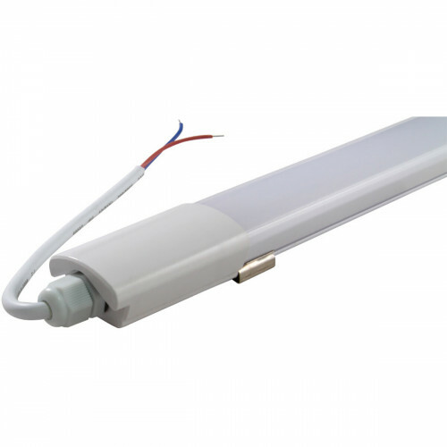 Réglette LED - Prixa Blin - 18W - Étanche IP65 - Blanc Neutre 4000K - Plastique - 60cm