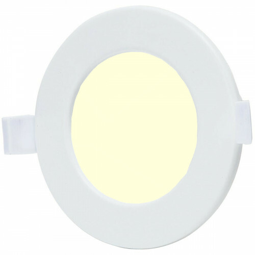 Downlight LED - LED Intelligente - LED Wifi - Aigi Zumba - 6W - Blanc Chaud 3000K - Rond Encastré - Mat Blanc - Aluminium - Ø115mm