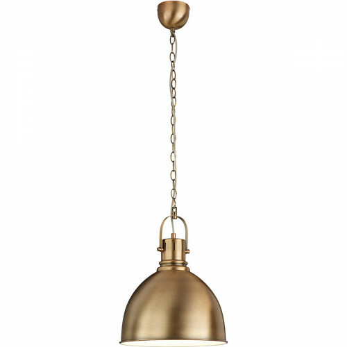 Suspension LED - Luminaire Suspendu - Trion Jesper - Douille E27 - Rond - Bronze Ancien - Aluminium