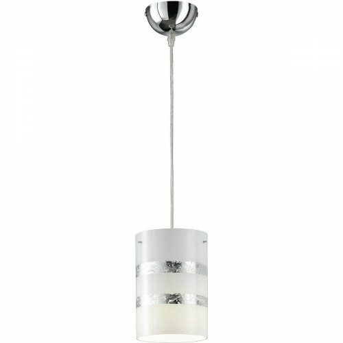Suspension LED - Luminaire Suspendu - Trion Niki - Douille E27 - 1-lumière - Rond - Mat Argent - Aluminium