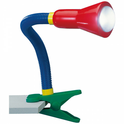 Lampe à Pince LED - Trion Fexy - Douille E14 - Multicolore - Plastique
