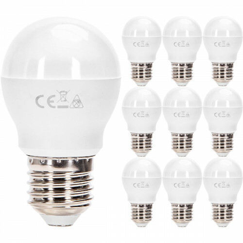 Pack de 10 Lampes LED - Douille E27 - 10W - Blanc Neutre 4000K