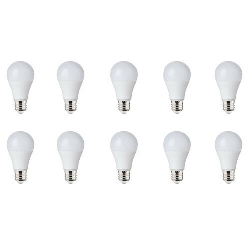 Pack de 10 Lampes LED - Douille E27 - 5W - Blanc Froid 6400K
