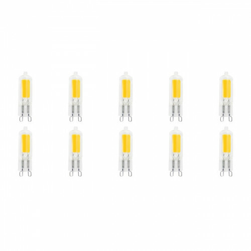 Pack de 10 Lampes LED - Exi - Douille G9 - 3W - Blanc Neutre 4200K
