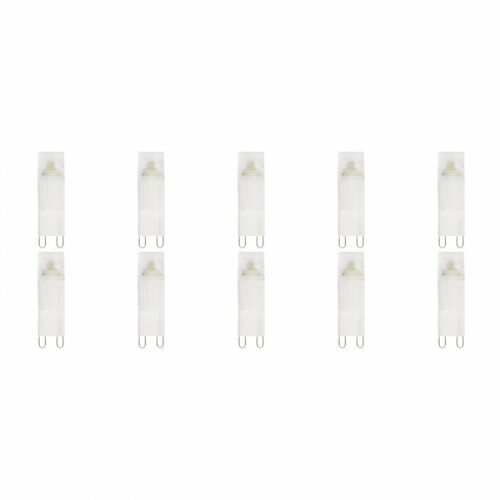 Pack de 10 Lampes LED - Nani - Douille G9 - Dimmable - 1.5W - Blanc Chaud 2700K