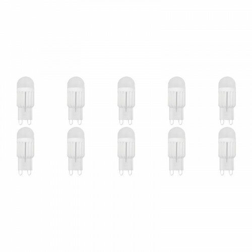 Pack de 10 Lampes LED - Nani - Douille G9 - Dimmable - 3W - Blanc Chaud 2700K