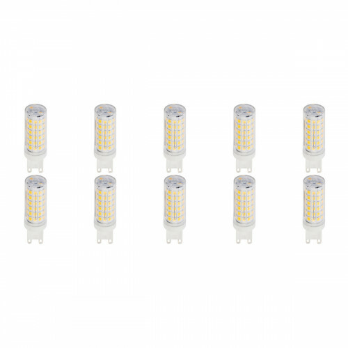 Pack de 10 Lampes LED - Peti - Douille G9 - 10W - Blanc Froid 6400K