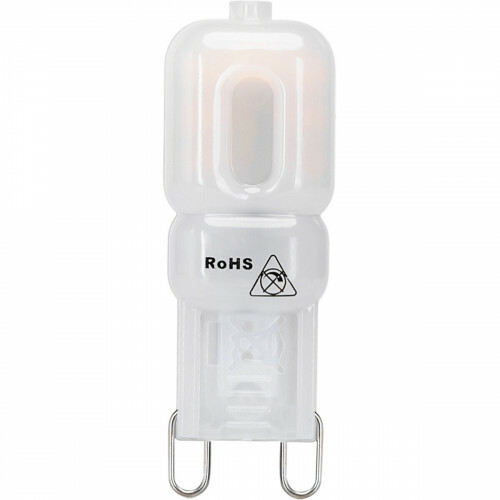 Lampe LED - Aigi - Douille G9 - 2W - Blanc Chaud 3000K | Remplace 18W