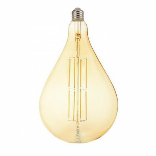 Lampe LED - Design - Torade - Douille E27 - Ambre - 8W - Blanc Chaud 2200K
