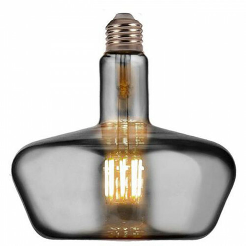Lampe LED - Design - Gonza XL - Douille E27 - Titane - 8W - Blanc Chaud 2400K