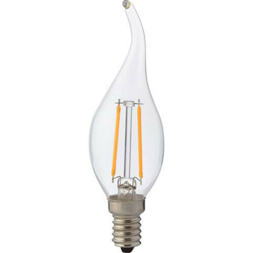 Lampe LED - Lampe à Bougie - Filament Flame - Douille E14 - 4W - Blanc Neutre 4200K