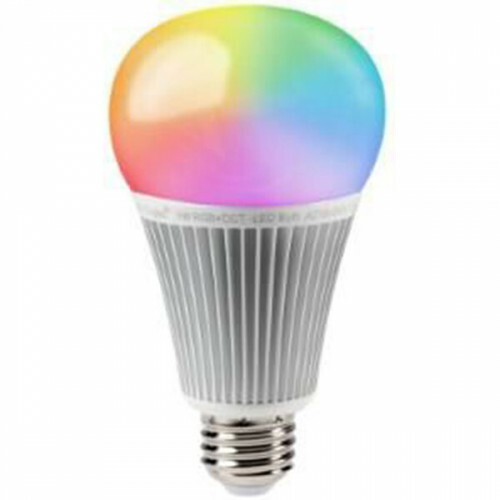 Lampe LED - Priso Pina - Douille E27 - Dimmable - 9W - Couleur de lumière ajustable - RGBW - Blanc