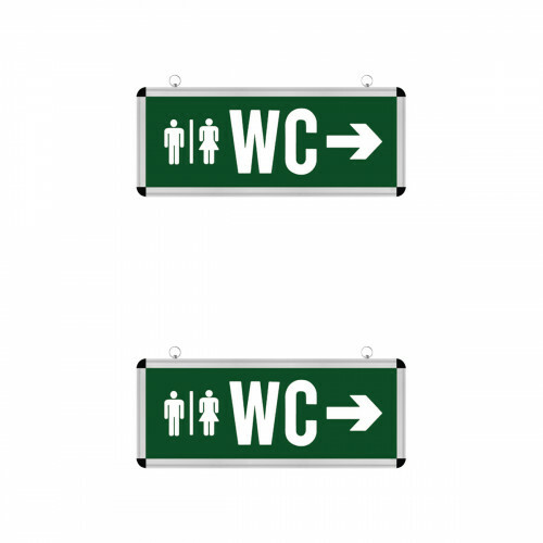 Éclairage de secours LED WC - 2 Pack - Rabonta - Suspendu - 3W