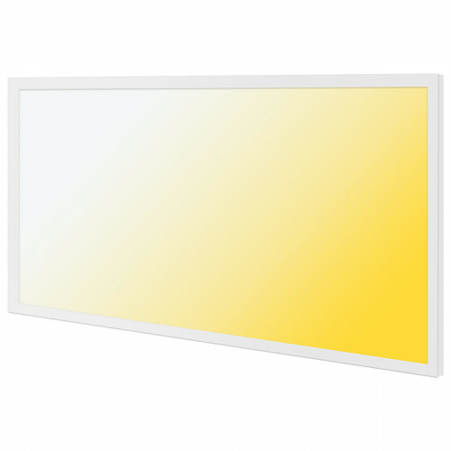 Panneau LED 30x60 - Velvalux Lumis - Panneau LED pour plafond suspendu - Couleur CCT Ajustable - 24W - Encastré - Rectangulaire - Blanc - Sans scintillement
