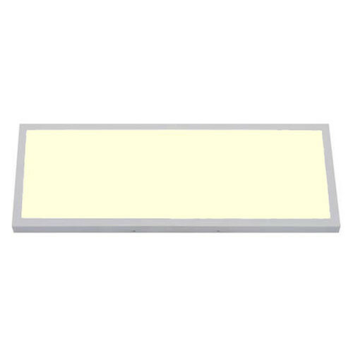 Panneau LED - 30x60 Blanc Chaud 3000K - 24W Montage en Surface Rectangulaire - Mat Blanc - Sans Scintillement