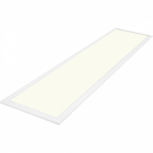 Panneau LED - Aigi - 30x120 Blanc Neutre 4000K - 40W Encastrement Rectangulaire - Mat Blanc - Aluminium - Sans Scintillement
