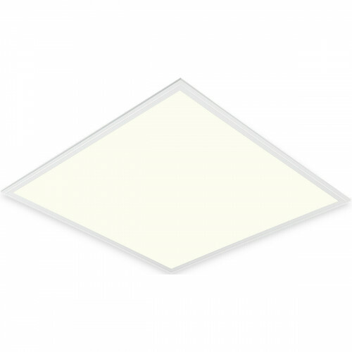 Panneau LED - Aigi Clena - Dimmable - 60x60 Blanc Neutre 4000K - 40W Encastrement Carré - Mat Blanc - Sans Scintillement