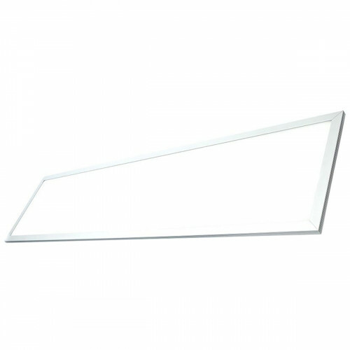 Panneau LED - Viron Ganto - 120x30 Blanc Froid 6400K - 29W Encastrement Rectangulaire - Mat Blanc - Aluminium