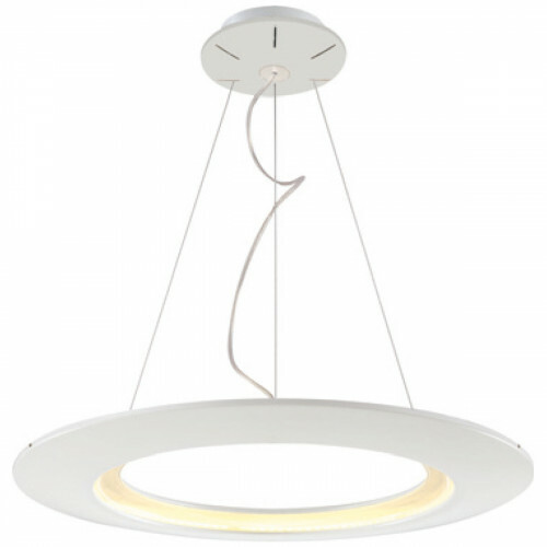 Suspension LED - Luminaire Suspendu - Concepty - 41W - Blanc Neutre 4000K - Aluminium Blanc