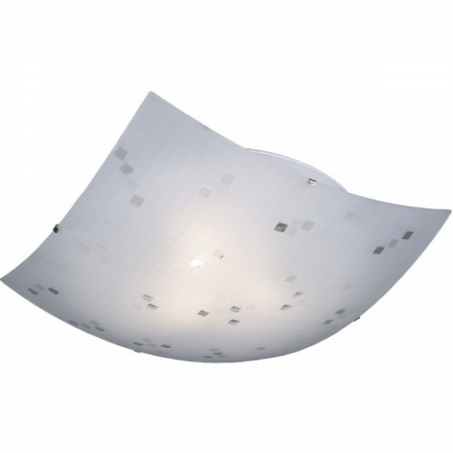 Plafonnier LED - Éclairage de Plafond - Trion Colmino - Douille E27 - 3-lumières - Carré - Mat Blanc - Aluminium