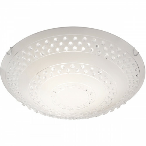 Plafonnier LED - Éclairage de Plafond - Trion Crasto - Douille E27 - 3-lumières - Rond - Mat Blanc - Aluminium