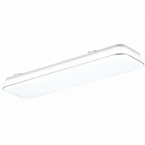 Plafonnier LED - Éclairage de plafond - Trion Lana - 28W - Blanc Naturel 4000K - Dimmable - Rectangulaire - Blanc - Plastique