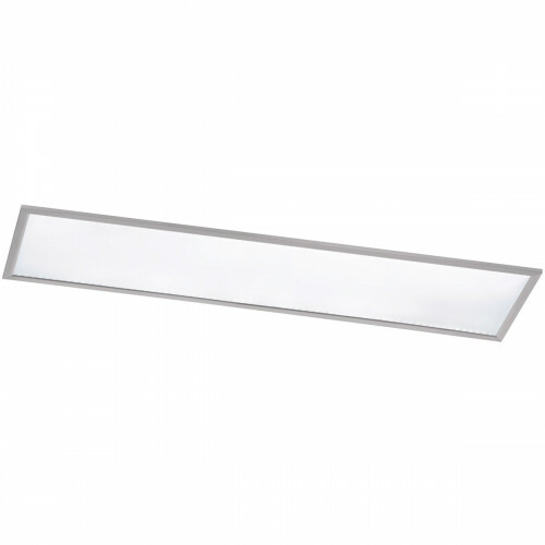 Plafonnier LED - Éclairage de Plafond - Trion Povino - 31W - Blanc Chaud 3000K - Dimmable - Rectangle - Mat Nickel - Aluminium