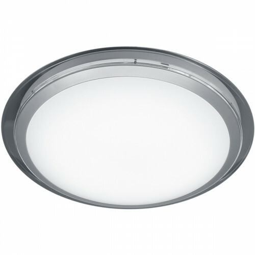 Plafonnier LED - Trion Mizona - 18W - Couleur de lumière ajustable - Dimmable - Télécommande - Rond - Transparent Clair - Plastique