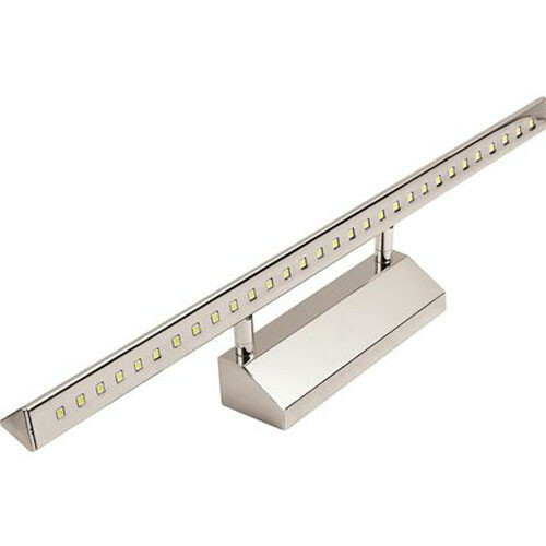 Éclairage de miroir LED - Éclairage pour Tableau - Rectangle 6W - Aluminium Chrome Brillant