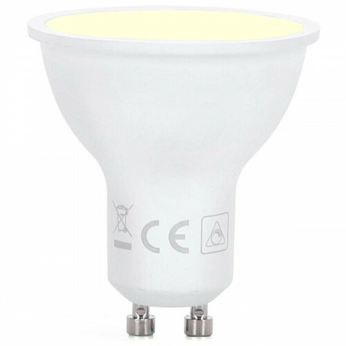Spot LED - Aigi Wonki - LED Intelligente - LED Wifi - 5W - Douille GU10 - Blanc Chaud 3000K - Dimmable