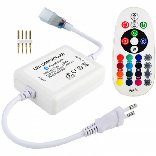 Ensemble de Télécommande de Bande LED - Contrôleur RGB Intelligent - 720W - RGB - Dimmable - 230V