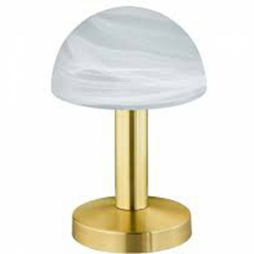 Lampe de Table LED - Éclairage de Table - Trion Funki - Douille E14 - Rond - Mat Or - Aluminium