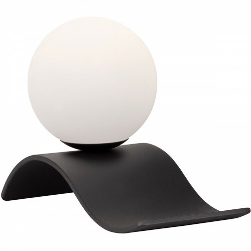 Lampe de Table LED - Éclairage de Table - Trion Milora - Douille E14 - Rond - Mat Noir - Aluminium
