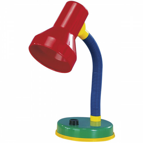 Lampe de bureau LED - Éclairage de Table - Trion Printon - Douille E27 - Rond - Multicolore - Plastique