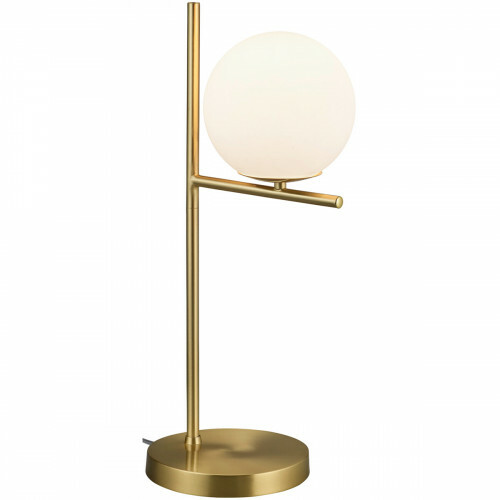 Lampe de Table LED - Trion Pora - Douille E14 - Rond - Mat Or - Aluminium