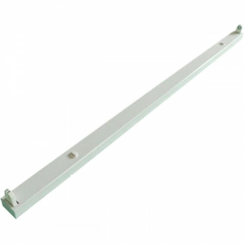 Réglette LED T8 - Aigi Dybolo - 120cm Simple - IP20 - Mat Blanc - Acier