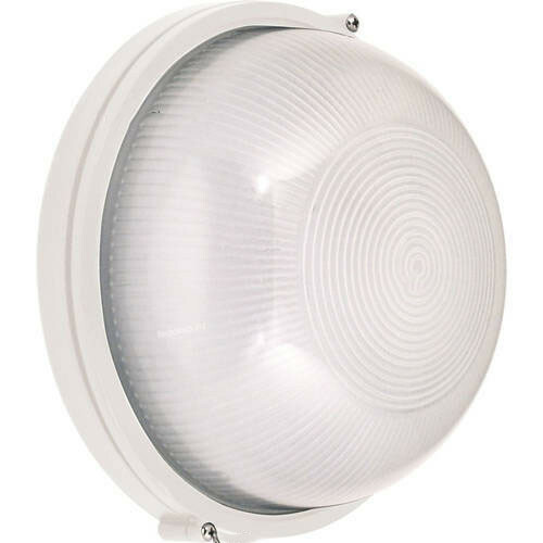 Éclairage de Jardin LED - Lumière Extérieure - Lagoon - Mur - Aluminium Mat Blanc - E27 - Rond