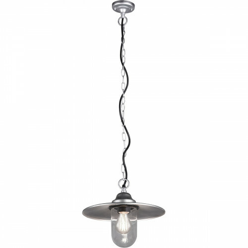 Éclairage de Jardin LED - Suspension - Trion Brinito - Plafond - Douille E27 - Mat Gris - Aluminium