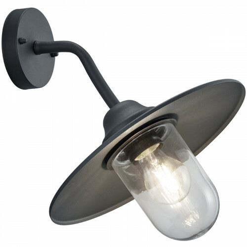 Éclairage de Jardin LED - Lampe de Jardin - Trion Brenionty - Mur - Douille E27 - Mat Anthracite - Aluminium