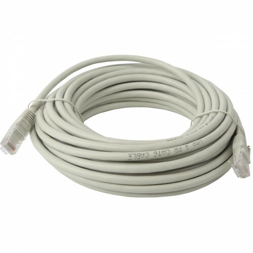 Câble Ethernet - Câble Internet - Aigi Atryn - Câble UTP Cat6 RJ45 - 10 Mètres - Cuivre - Gris