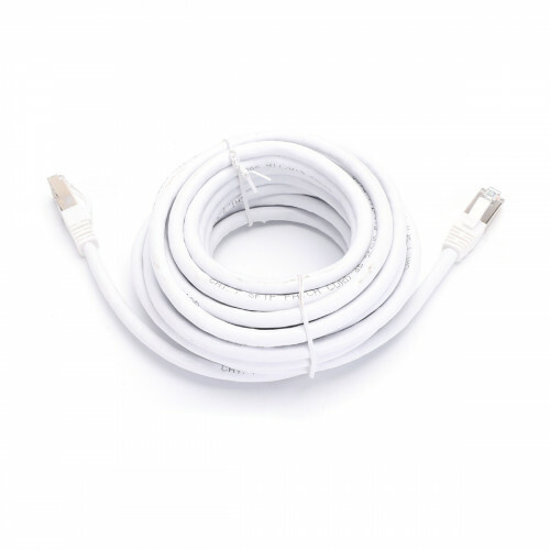 Câble Ethernet - Câble Internet - Câble de Raccordement - Aigi Hoxi - Câble UTP Cat7 RJ45 - 5 Mètres - Cuivre - Blanc