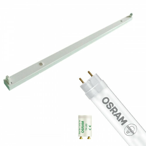 Réglette LED avec Tube T8 - OSRAM SubstiTUBE Value EM 865 - Aigi Dybolo - 150cm Simple - 19.1W - Blanc Froid 6500K